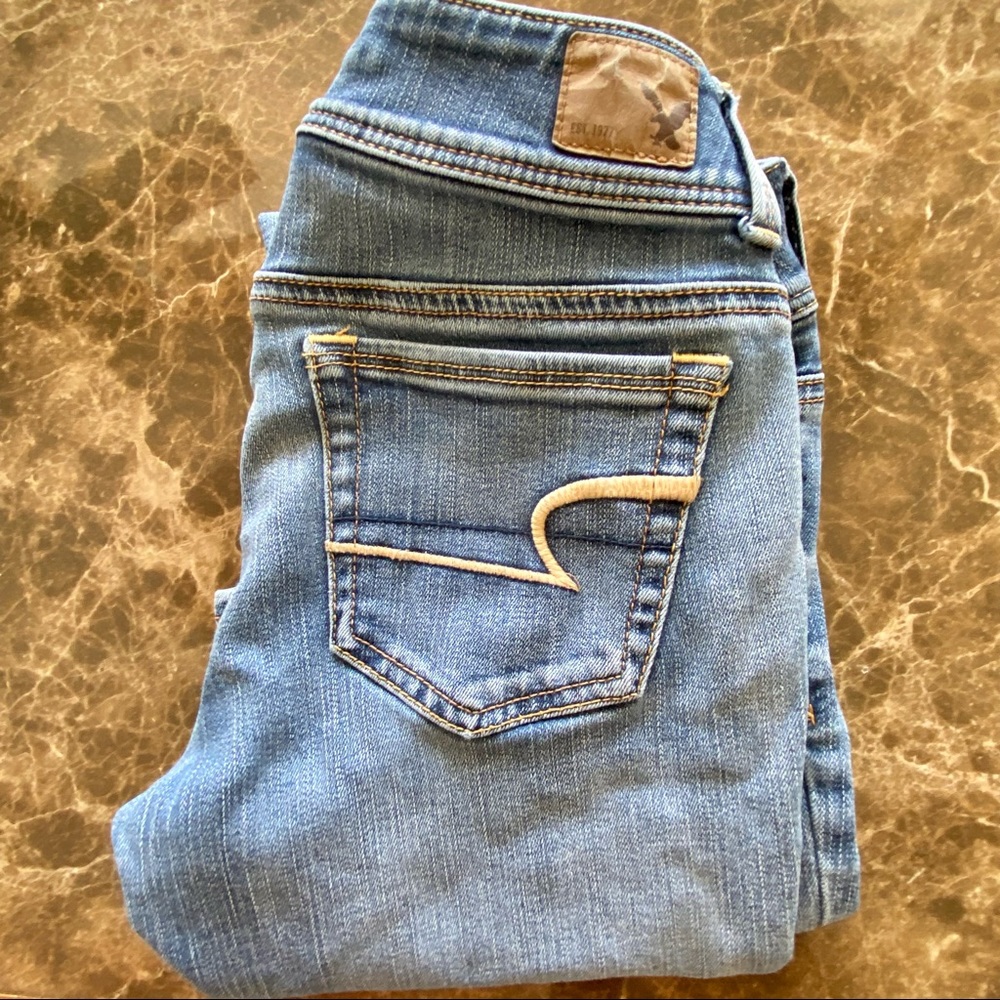 American Eagle Super Stretch Kick Boot Jeans